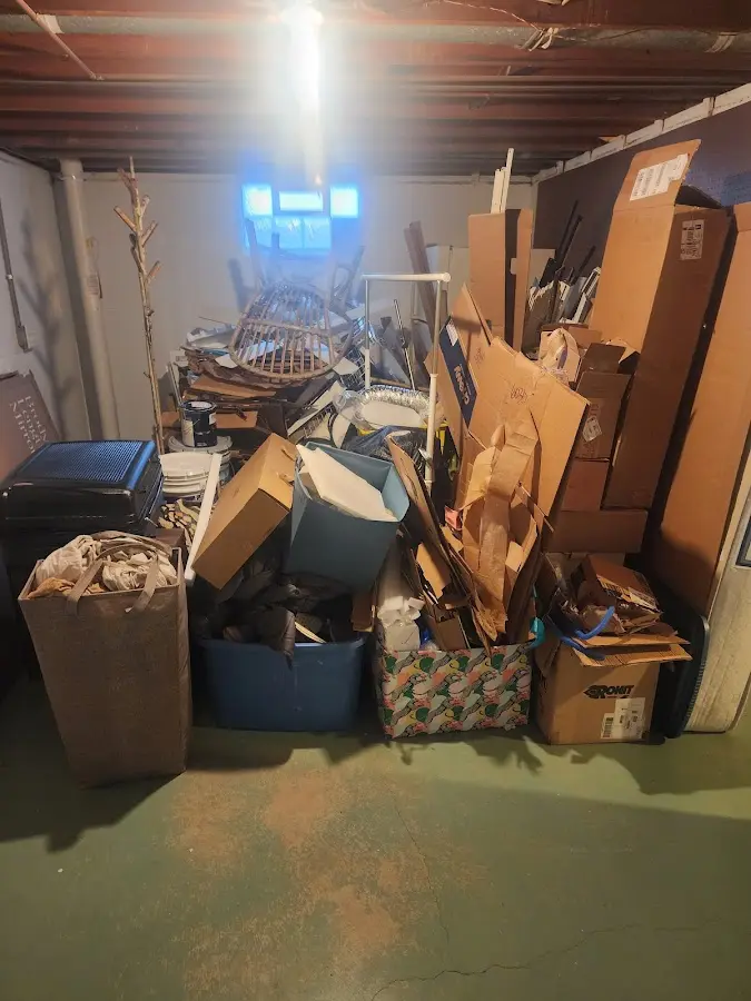 Roll-off dumpster container at job site for Yard Waste Dumpster Rental in Birch Bay